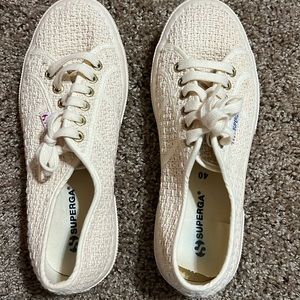 Woven Superga Cotu Sneakers. Brand new.